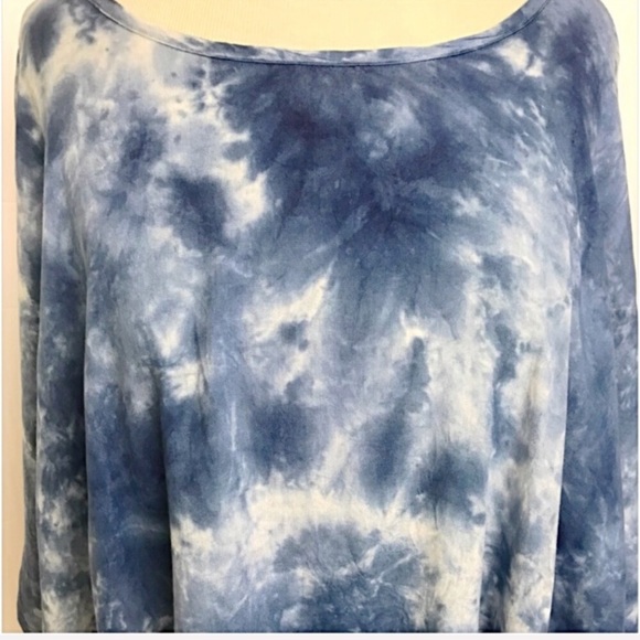 📍SALE Chic Tie Dye Relaxed Tunic Top Coverup O/S - Picture 7 of 7